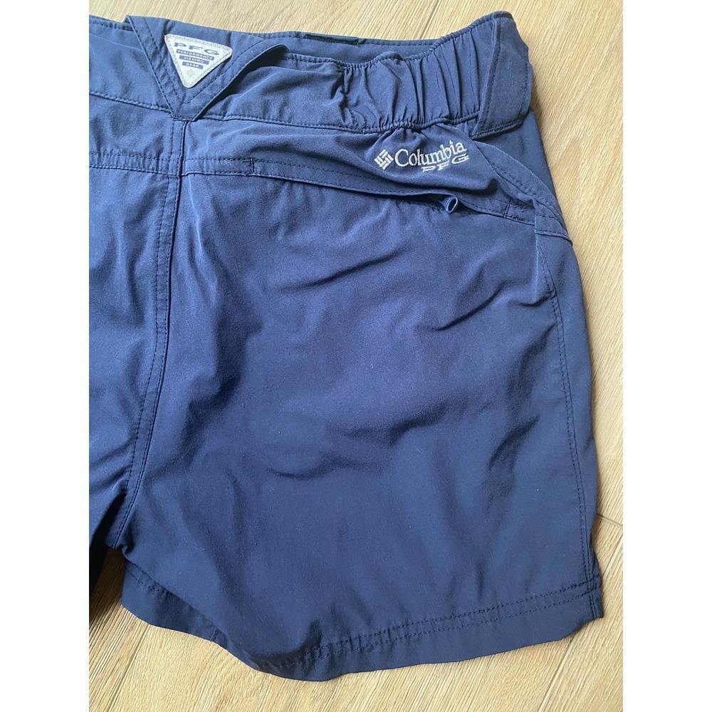 Columbia PFG Shorts Womens 6 Navy Performance Fishing Hiking Outdoor Stretch - Picture 8 of 11
